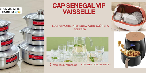 CAP Sénégal VIP Vaisselles