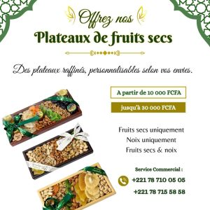 Plateau de Fruits Secs
